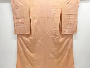 アンティーク　紋錦紗　花模様着物